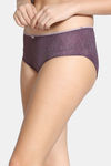Zivame Knotty Low Rise Full Coverage Hipster Panty - Blackberry Wine — thumbnail 3